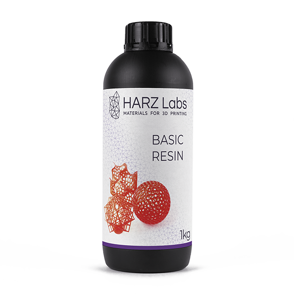 картинка HARZ Labs Basic Resin – Фотополимер для настольных LCD/DLP, 0,5кг от магазина Udentis.ru