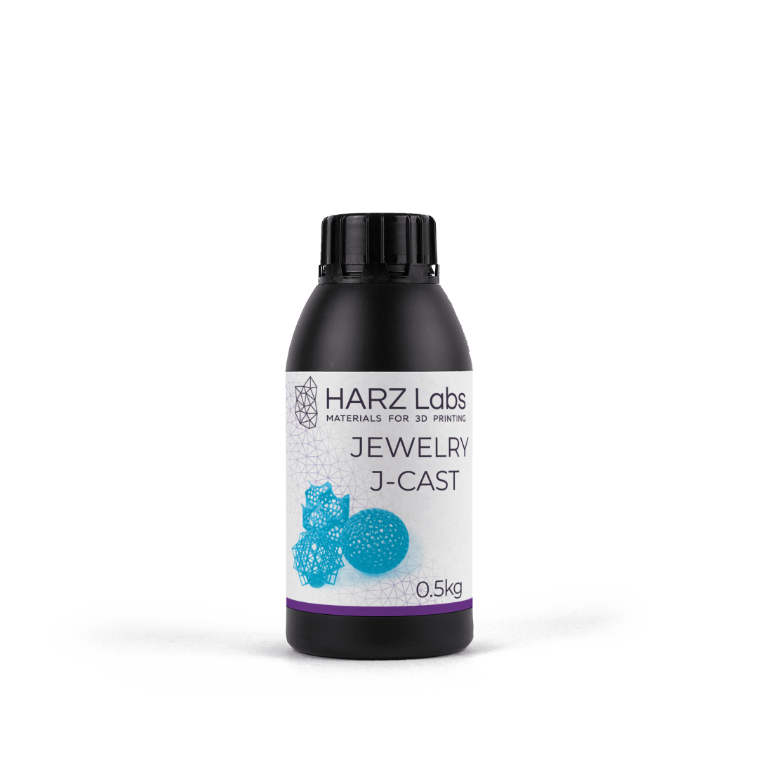 картинка HARZ Labs Jewelry J-Cast – Фотополимер для настольных LCD/DLP, 0,5 кг от магазина Udentis.ru