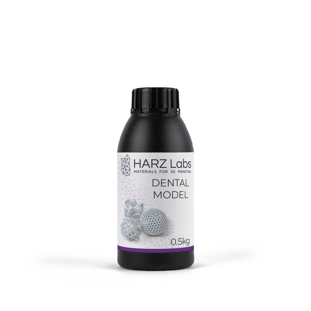 картинка HARZ Labs Dental Model Bone – Фотополимер для настольных LCD/DLP, 0,5кг от магазина Udentis.ru