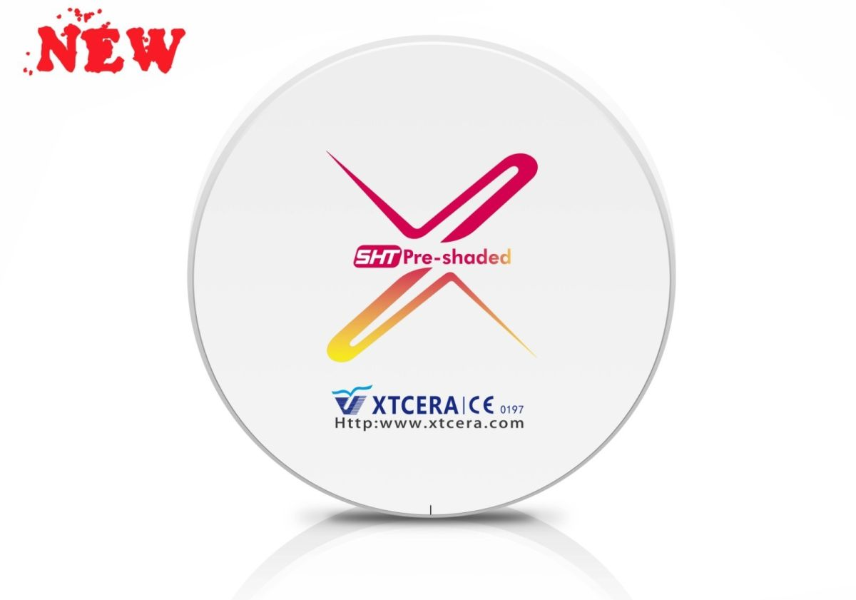 картинка XTCERA ZrO2 – Циркониевый диск SHT Pre-Shaded (98,5 мм, толщина диска 22 мм) от магазина Udentis.ru