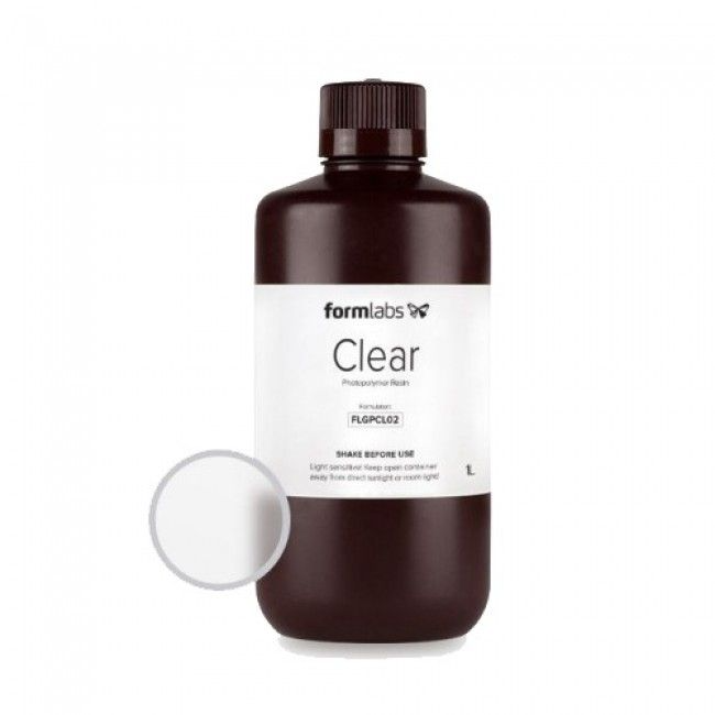 картинка Formlabs Resin Clear - фотополимерная смола, прозрачная от магазина Udentis.ru