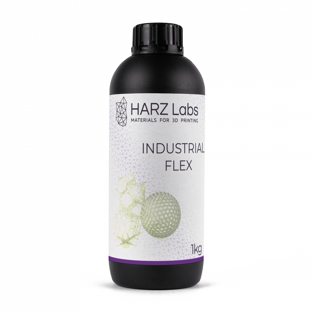 картинка HARZ Labs Industrial Flex – Фотополимер для настольных LCD/DLP, 0,5кг от магазина Udentis.ru