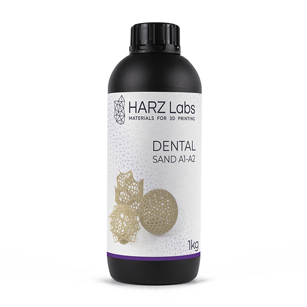 картинка HARZ Labs Dental Sand – Фотополимер для настольных LCD/DLP, 0,5кг от магазина Udentis.ru
