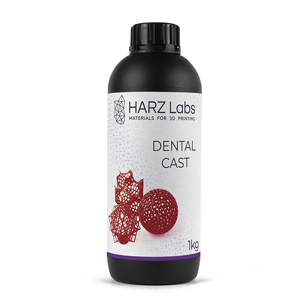 картинка HARZ Labs Dental Cast – Фотополимер для настольных LCD/DLP от магазина Udentis.ru