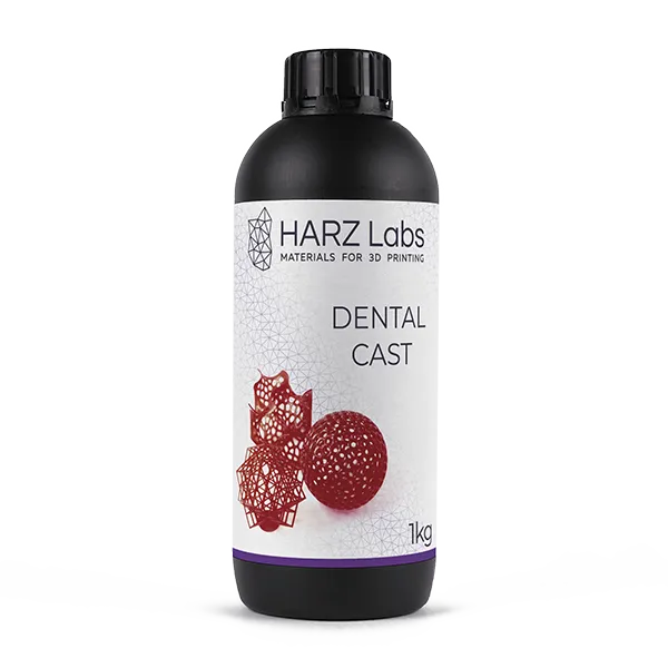картинка HARZ Labs Dental Cast – Фотополимер для настольных LCD/DLP от магазина Udentis.ru