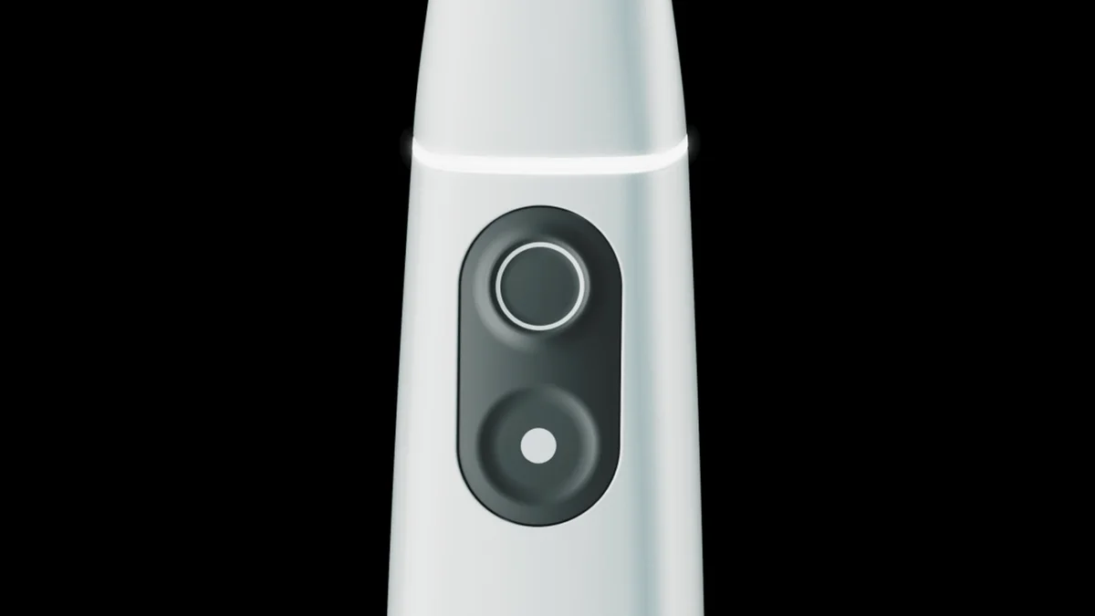 Две кнопки на корпусе сканера 3Shape TRIOS 5 Wireless