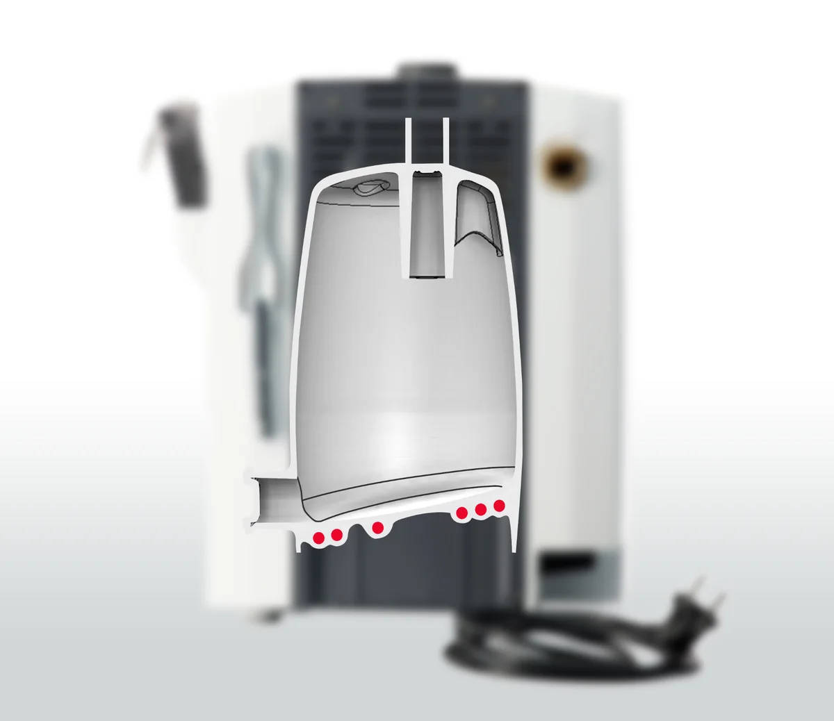 Схема котла Renfert POWER steamer 1 с нагревательным элементом